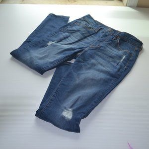 Aeropostale distressed skinny jeans